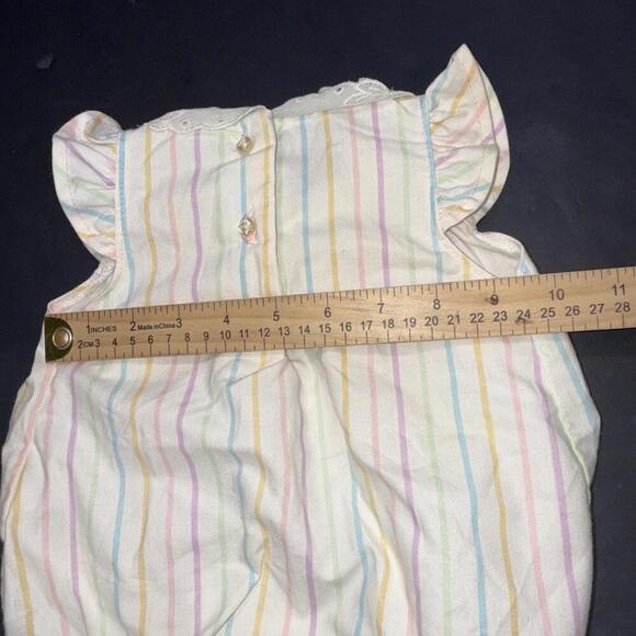 Vintage Health-Tex Baby Bubble Retro Vibrant Colors Striped 9 Months Health Tex - Picture 11 of 15